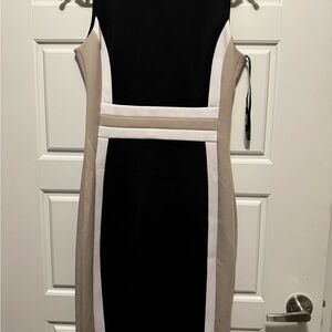 Calvin Klein Colorblock Sheath Dress Size 6 Never used